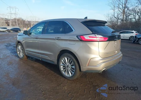 2021 Ford Edge Titanium from USA, damaged, VIN 2FMPK4K99MBA48723